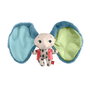 Fisher-Price Planet Friends All Ears Lovey Éléphant Oreilles Géantes - Jouet Sensoriel en Peluche Fabriqué avec 90 % de Plastiques Recyclés - 3 Mois et Plus
