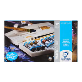 Van Gogh Coffret d'aquarelle avec 12 couleurs spéciales en tubes de 10 ml