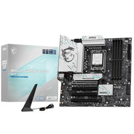 MSI B860M GAMING PLUS Carte mère mATX Socket LGA 1851 DDR5 PCIe 5.0 Wi-Fi 7 Intel Killer E5000