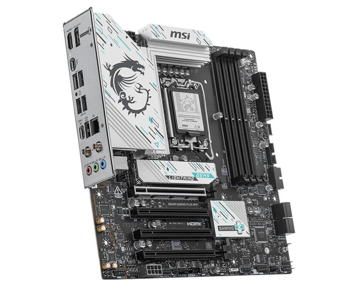MSI B860M GAMING PLUS Carte mère mATX Socket LGA 1851 DDR5 PCIe 5.0 Wi-Fi 7 Intel Killer E5000