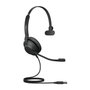 Jabra Evolve2 30 SE - Micro-casque filaire USB-A/USB-C à réduction de bruit passive pour télétravail et bureaux