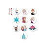 Safta Lot de 10 gommes à effacer Frozen 25x30 cm