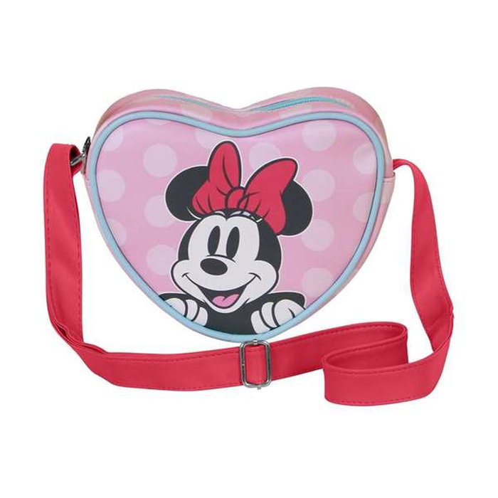 Sac à Bandoulière Minnie Mouse Rose 15,5 x 21 x 6,5 cm Sac à Bandoulière Minnie Mouse Rose 15,5 x 21 x 6,5 cm