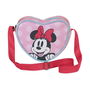 Sac à Bandoulière Minnie Mouse Rose 15,5 x 21 x 6,5 cm