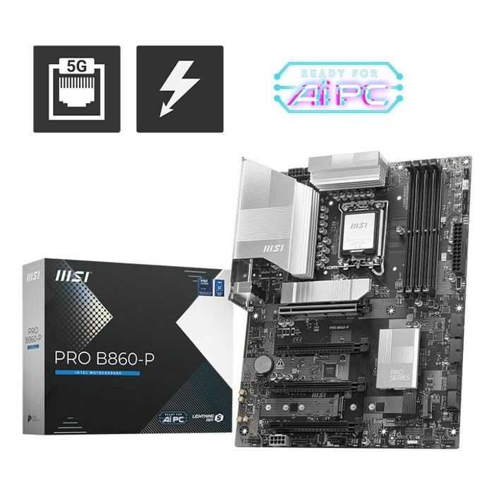 MSI PRO B860-P ATX DDR5 LGA 1851