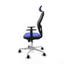 Piqueras y Crespo Chaise de Bureau Jorquera Bleu clair