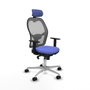 Piqueras y Crespo Chaise de Bureau Jorquera Bleu clair