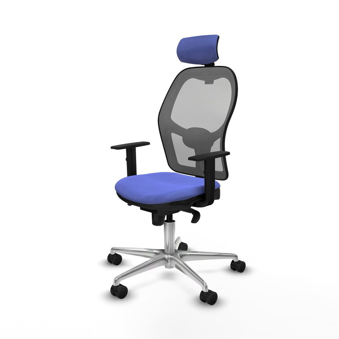 Piqueras y Crespo Chaise de Bureau Jorquera Bleu clair