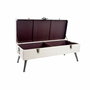 Banquette DKD Home Decor Beige Métal Bois MDF 30 x 40 cm 101 x 42 x 43 cm