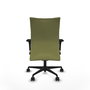 Piqueras Y Crespo Chaise Albacete Vert Olive avec mécanisme Sincro et accoudoirs 1D