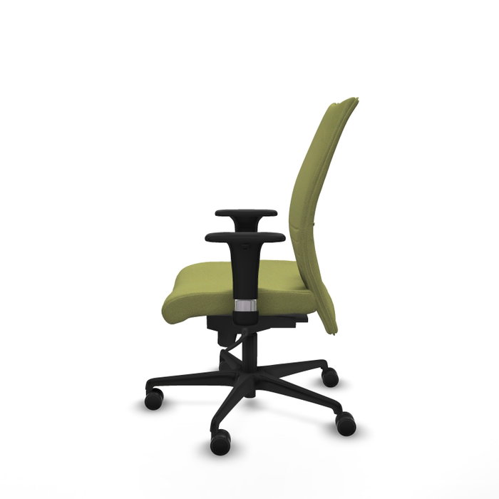 Piqueras Y Crespo Chaise Albacete Vert Olive avec mécanisme Sincro et accoudoirs 1D
