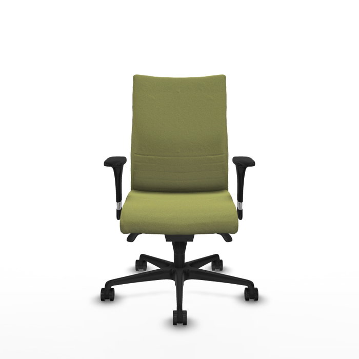 Piqueras Y Crespo Chaise Albacete Vert Olive avec mécanisme Sincro et accoudoirs 1D