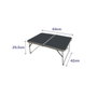 Marbueno Table Pliable Gris Aluminium 64x42x29,5 cm