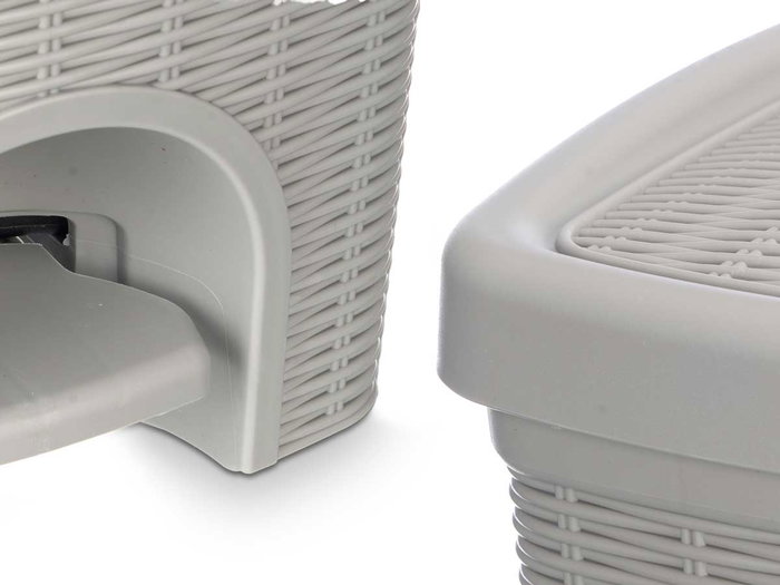 STEFANPLAST Elegance Poubelle 20L Gris clair
