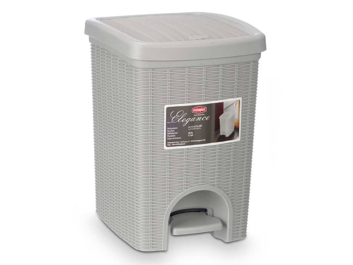 STEFANPLAST Elegance Poubelle 20L Gris clair