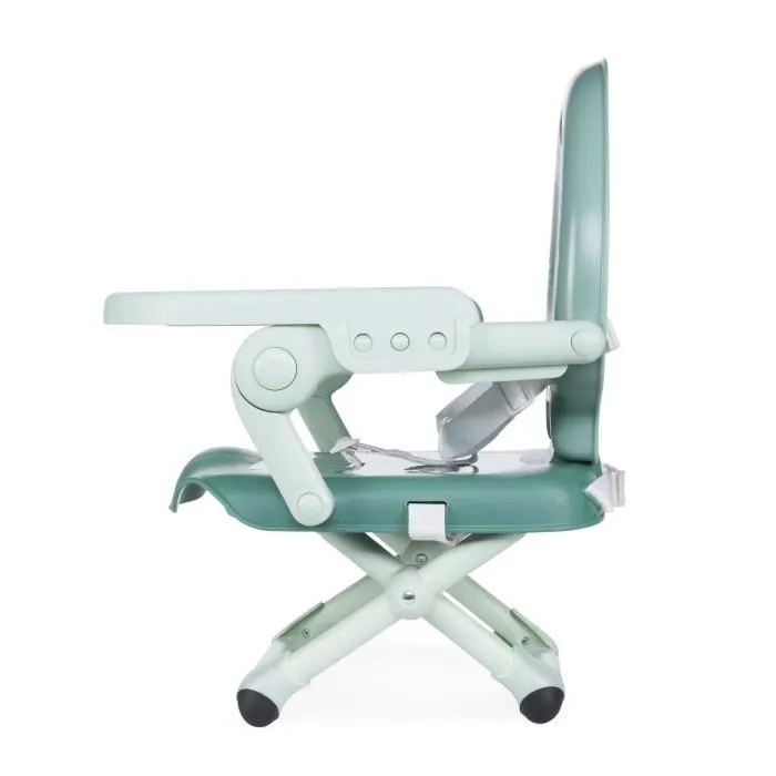 Chicco Pocket Snack Sage - Rehausseur de table pour bébé 6-36 mois, ultra-compact, léger avec poignée intégrée et plateau réglable amovible Chicco Pocket Snack Sage - Rehausseur de table pour bébé 6-36 mois, ultra-compact, léger avec poignée intégrée et plateau réglable amovible