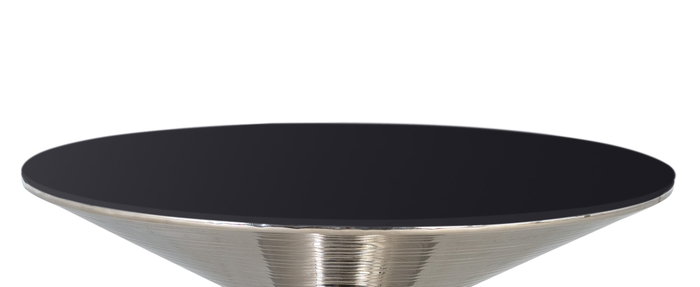 GINER Y COLOMER - Mesa de Centro - Table basse ronde en verre trempé avec base en métal noir et doré - Diamètre 76 cm, Hauteur 40 cm GINER Y COLOMER - Mesa de Centro - Table basse ronde en verre trempé avec base en métal noir et doré - Diamètre 76 cm, Hauteur 40 cm