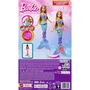 Barbie Poupée Sirène Flower Magic - Fleurs Éclorent - Jouet à Jouer dans l'Eau Multicolore - Pour Enfants de 3 à 10 Ans