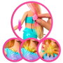 Barbie Poupée Sirène Flower Magic - Fleurs Éclorent - Jouet à Jouer dans l'Eau Multicolore - Pour Enfants de 3 à 10 Ans