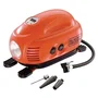 Black+Decker ASI200-XJ Compresseur gonfleur 8,27 bars / 120 PSI avec 3 accessoires pour pneus et gonflage