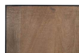 GINER Y COLOMER Buffet à 3 portes en bois de manguier, 150 cm