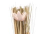 Giftdecor Ramillete 3 Fleurs Assorties Couleurs 16x60x5 cm Matière Végétale Sèche Lavande Naturel Rose Vert (Set de 16)