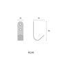 Edm Colgador de inox mate
