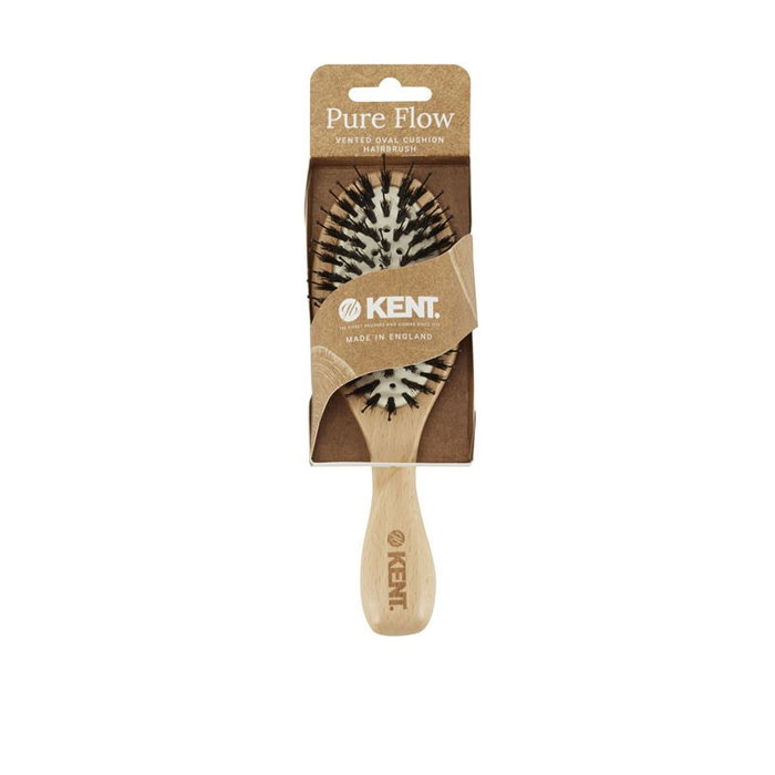Kent Brushes Pure Flow Vented Oval Cushion Hairbrush Kent Brushes Pure Flow Vented Oval Cushion Hairbrush