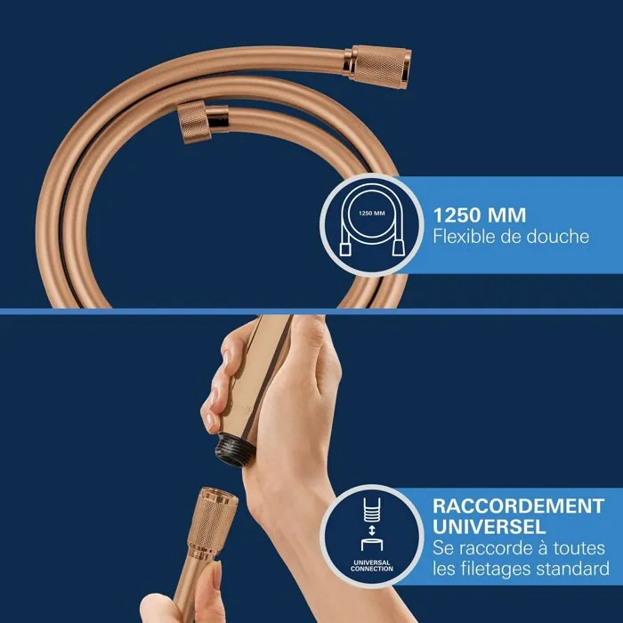 GROHE Silverflex TwistStop - Flexible de douche