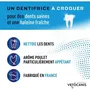 VETOCANIS Dentifrice à croquer anti-tartre pour chien, élimine la mauvaise haleine, renforce l'émail, 30 comprimés