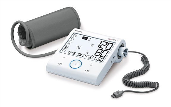Beurer BM-96 Tensio-bracelet Bluetooth avec fonction ECG pour mesure de pression artérielle et électrocardiogramme