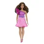 Barbie Barbie Fashionistas 225 - Poupée ronde cheveux bruns et robe rose