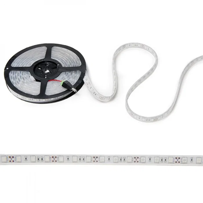 Bande de LED SMD 5050 Blanc Chaud 12VDC IP68 Submersible 5m