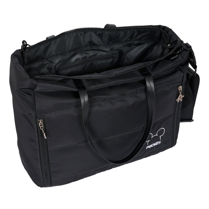 Sac Mickey Mouse Clubhouse Teen Mood Noir 40 x 31 x 17 cm Rembourré Sac Mickey Mouse Clubhouse Teen Mood Noir 40 x 31 x 17 cm Rembourré