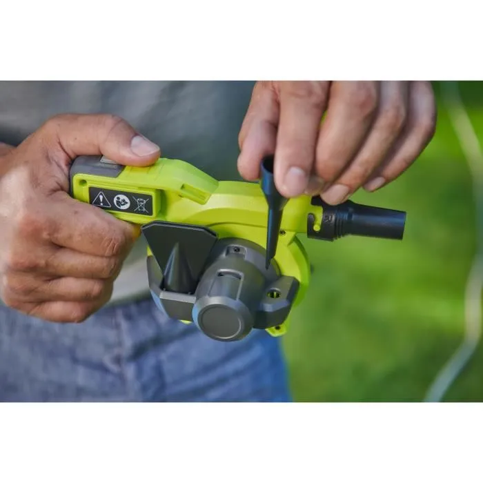 Ryobi Gonfleur Dégonfleur 4V, Gros Débit 200 L/min, Livré avec 3 Embouts