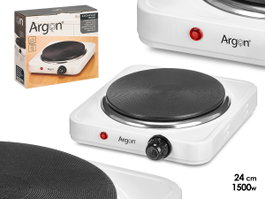 Argon Plaque de cuisson électrique 1500W Blanche 23,5 x 7 x 27 cm (Set de 6)