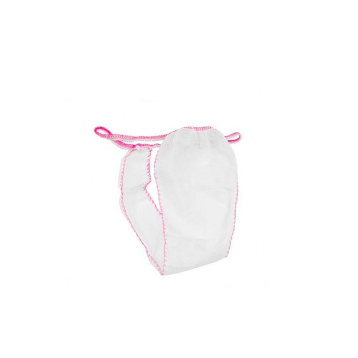 TNT Tanga pour Femme, 100 Unités, Blanc, Hipoallergénique, Élastique et Confortable TNT Tanga pour Femme, 100 Unités, Blanc, Hipoallergénique, Élastique et Confortable