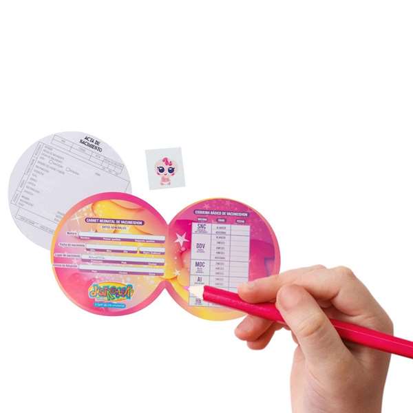 Bandai - Ksimerito Bebe Eskuish - Jouet sensoriel en latex translucide rempli de sirop de maïs, extensible et malléable - À partir de 36 mois