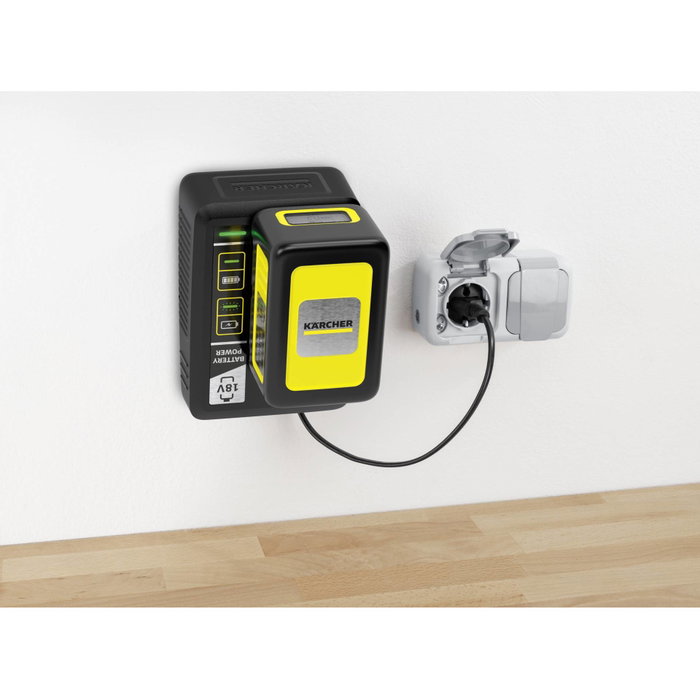 Karcher Chargeur rapide Power 18V pour batteries 2,5 Ah et 5 Ah
