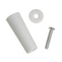 WOLFPACK LINEA PROFESIONAL Butée d’arrêt pour volet à vis 60 mm blanche