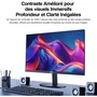 HKC Écran PC V2718QS 27" QHD 144Hz Dalle IPS 1ms - Écran Gaming avec Ports HDMI et DisplayPort - Noir