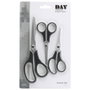 Day Lot de 3 ciseaux de cuisine en acier inoxydable, 14, 15 et 20 cm