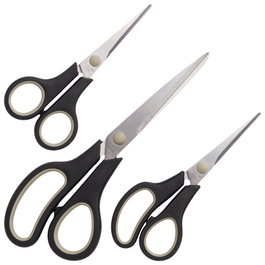 Day Lot de 3 ciseaux de cuisine en acier inoxydable, 14, 15 et 20 cm