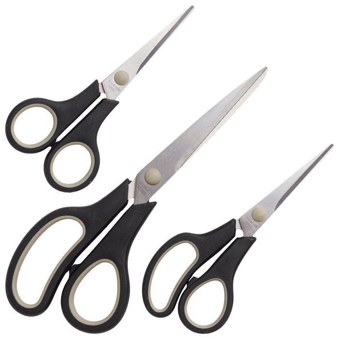 Day Lot de 3 ciseaux de cuisine en acier inoxydable, 14, 15 et 20 cm Day Lot de 3 ciseaux de cuisine en acier inoxydable, 14, 15 et 20 cm
