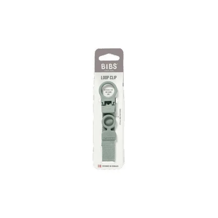 Bibs Attache-sucette Clip Loop Sage