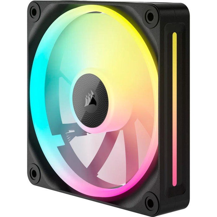 Corsair LX120 Pack de 3 Ventilateurs RGB iCUE LINK RX120, 120mm, PWM 400-2400 RPM, Flux 69.9 CFM, Pression Statique 5.22 mm-H2O