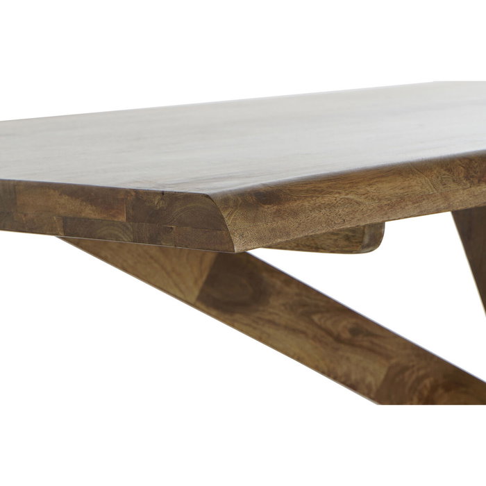 DKD Home Decor Table de Salle à Manger Naturel Noyer