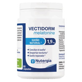 NUTERGIA VECTIDORM Mélatonine 1,9 mg