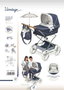 Decuevas Poussette Reborn Pliante Vintage avec Parasol Métal Plastique Polyester 40x90x90cm Dès 3 Ans