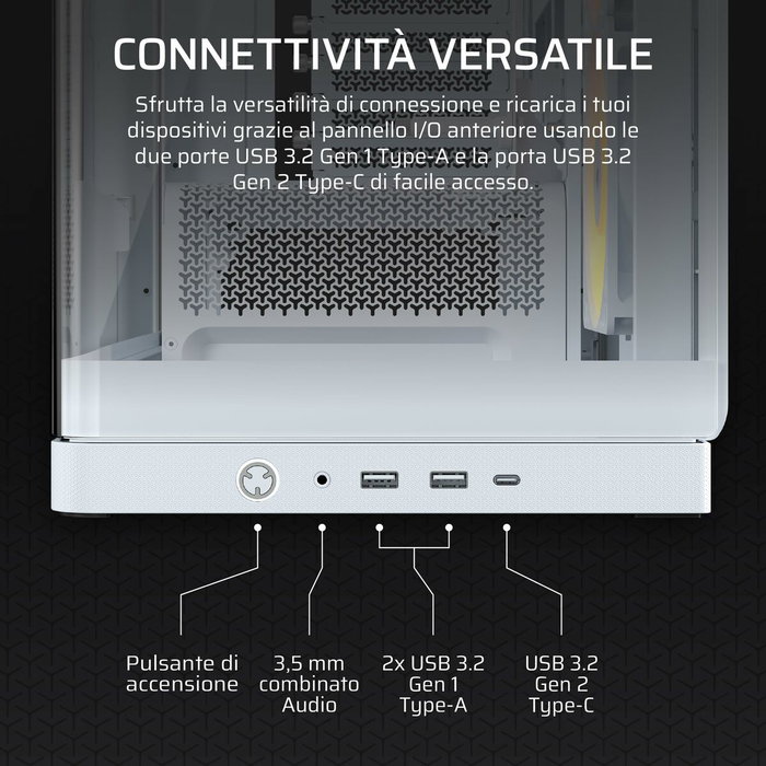 Corsair FRAME 4500X RS-R ARGB Blanc Corsair FRAME 4500X RS-R ARGB Blanc